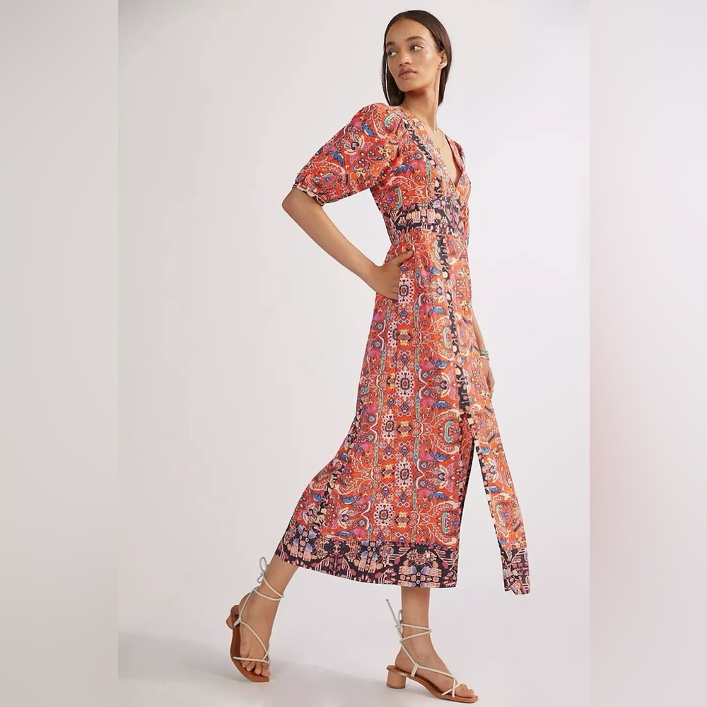 Anthropologie The Somerset Maxi Dress Womens Size 6